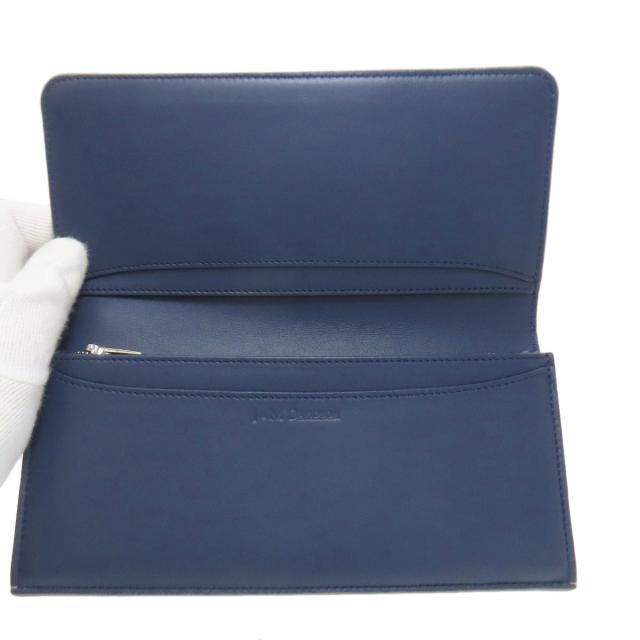 ジェイアンドエムデヴィッドソン J&amp;M Davidson  ロゴ  長財布（小銭入れあり） レザー 中古_4