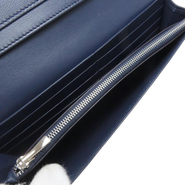 ジェイアンドエムデヴィッドソン J&amp;M Davidson  ロゴ  長財布（小銭入れあり） レザー 中古_5