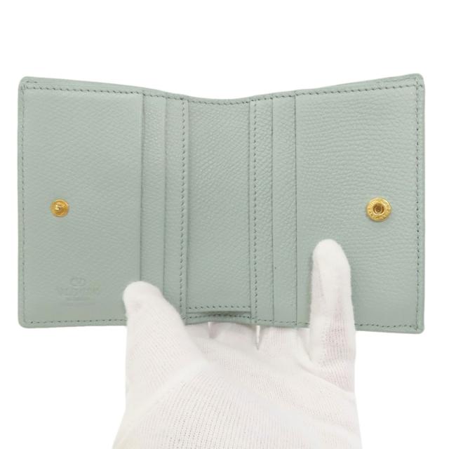 バレンティノ VALENTINO ロゴ 二つ折り財布（小銭入れあり） レザー レディース 中古_4