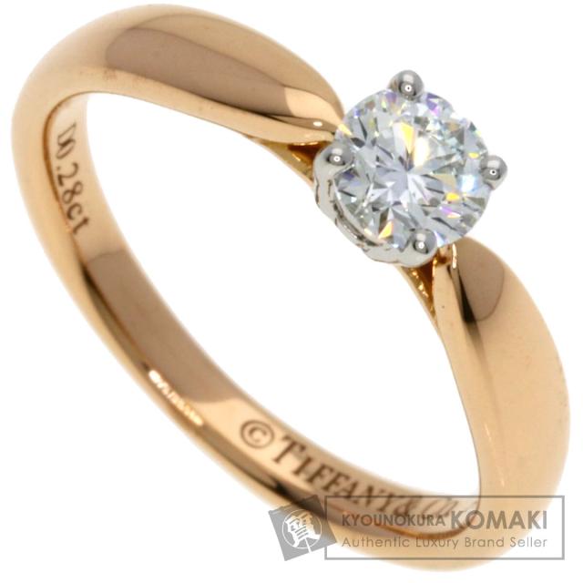ティファニー TIFFANY&Co. ハーモニー ソリティア ダイヤモンド F-VVS2-EX リング・指輪 中古