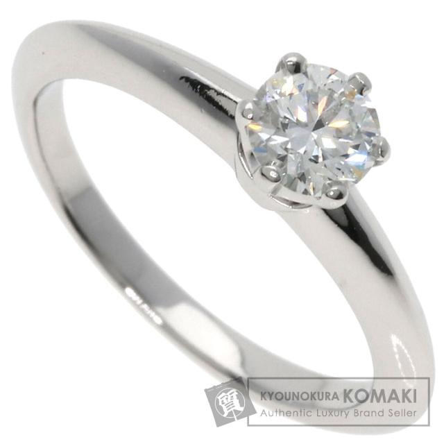 ティファニー TIFFANY&amp;Co.  ソリティア ダイヤモンド G-VS1-VG  リング・指輪 プラチナPT950 中古