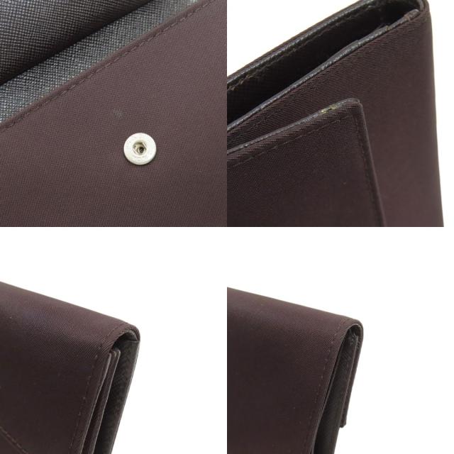 プラダ PRADA ロゴ金具 二つ折り財布（小銭入れあり） ナイロン素材 レディース 中古_8