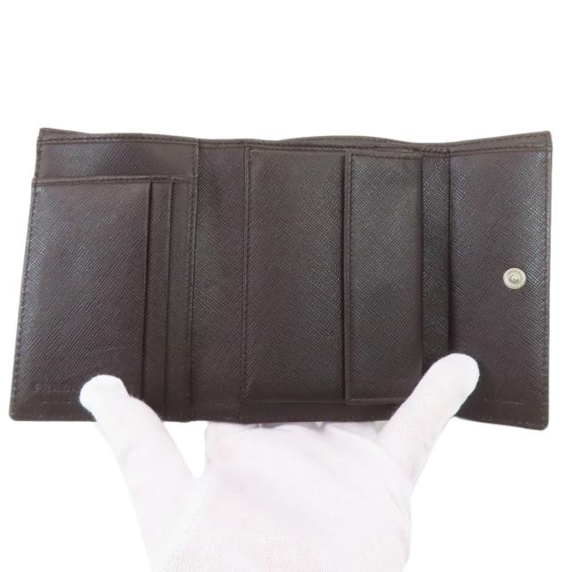 プラダ PRADA ロゴ金具 二つ折り財布（小銭入れあり） ナイロン素材 レディース 中古_4