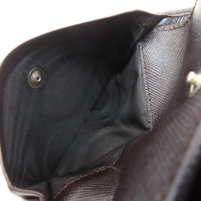 プラダ PRADA ロゴ金具 二つ折り財布（小銭入れあり） ナイロン素材 レディース 中古_5