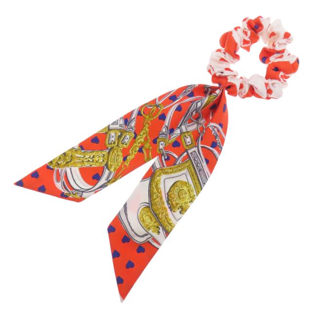 エルメス HERMES  シュシュ ベッラ  ヘアアクセサリー シルク レディース  中古_1