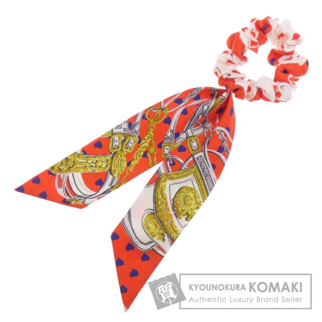 エルメス HERMES  シュシュ ベッラ  ヘアアクセサリー シルク レディース  中古