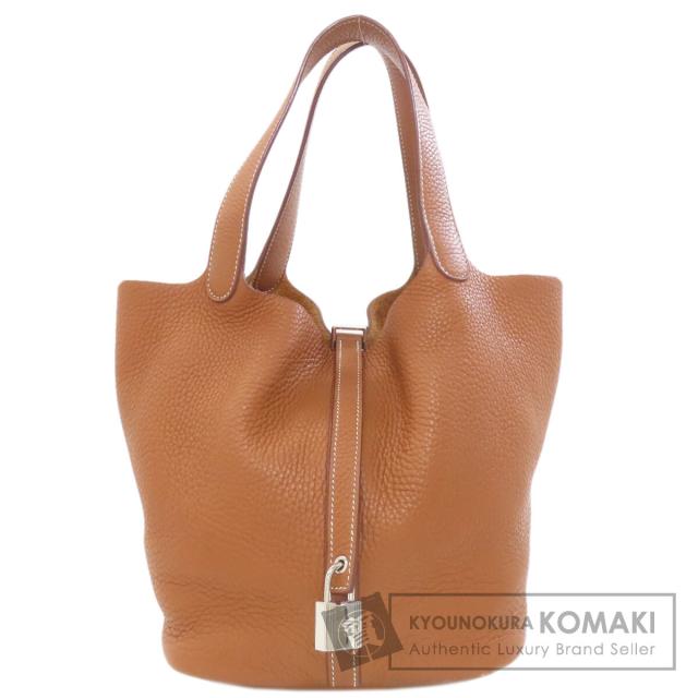 エルメス HERMES ピコタンロックMM シルバー金具 ハンドバッグ トリヨン レディース 中古