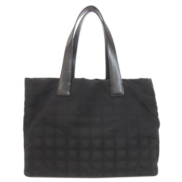 シャネル CHANEL ニュートラベルラインMM トートバッグ ナイロンジャガード レディース 中古_1