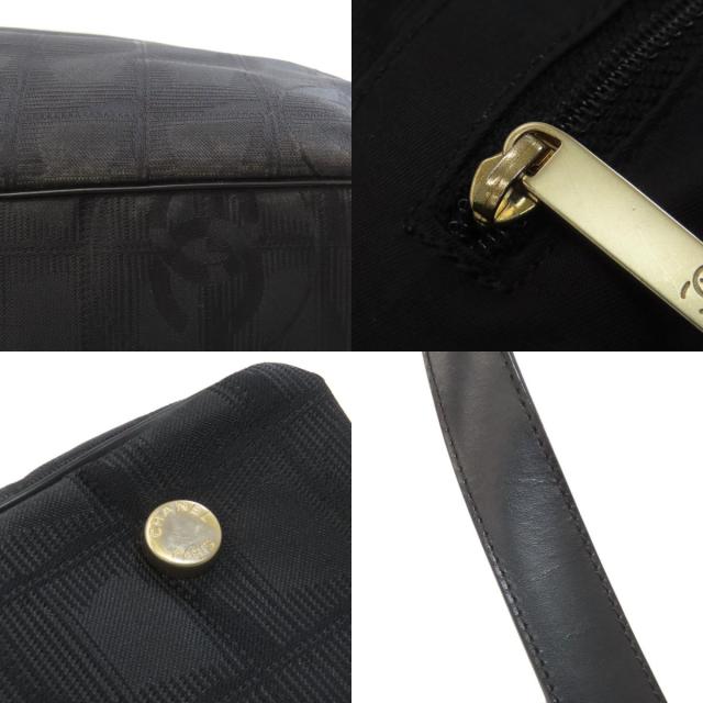シャネル CHANEL ニュートラベルラインMM トートバッグ ナイロンジャガード レディース 中古_7