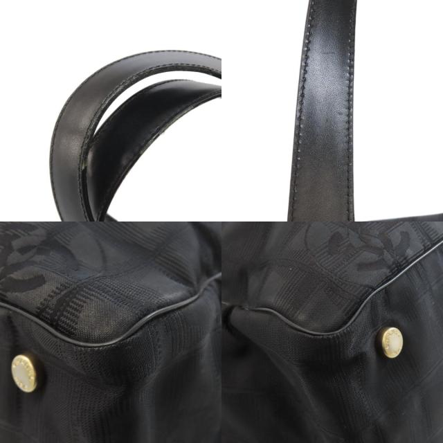 シャネル CHANEL ニュートラベルラインMM トートバッグ ナイロンジャガード レディース 中古_8