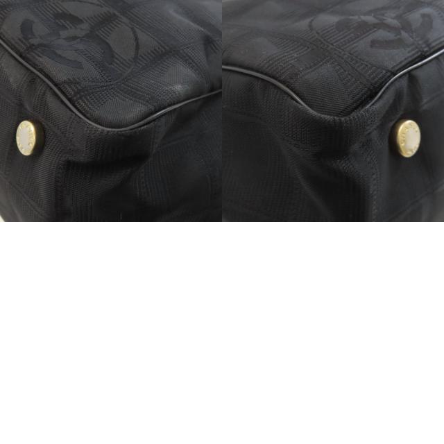 シャネル CHANEL ニュートラベルラインMM トートバッグ ナイロンジャガード レディース 中古_9