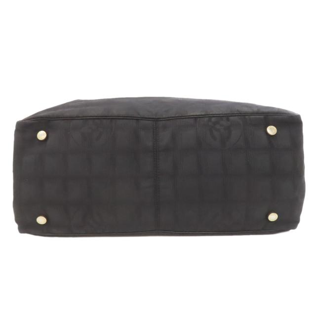 シャネル CHANEL ニュートラベルラインMM トートバッグ ナイロンジャガード レディース 中古_4