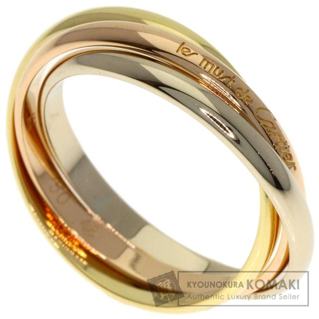 カルティエ CARTIER  トリニティ XS #48  リング・指輪 K18イエローゴールド レディース  中古