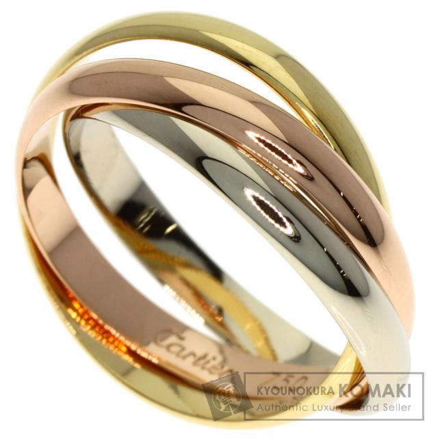 カルティエ CARTIER  トリニティ SM #50  リング・指輪 K18イエローゴールド レディース  中古