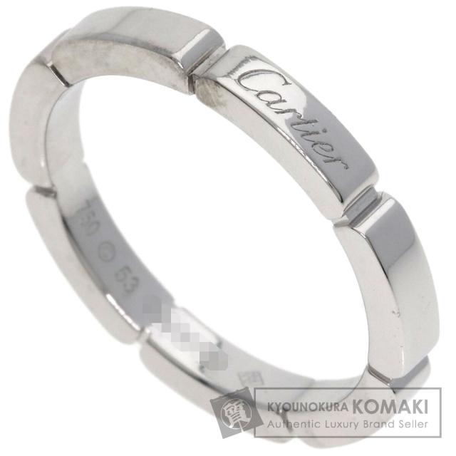カルティエ CARTIER マイヨン パンテール #53 リング・指輪 K18ホワイトゴールド レディース 中古