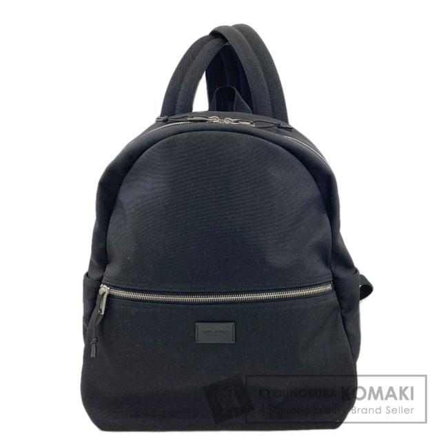 サンローラン SAINT LAURENT ロゴ リュック・デイパック キャンバス レディース 中古