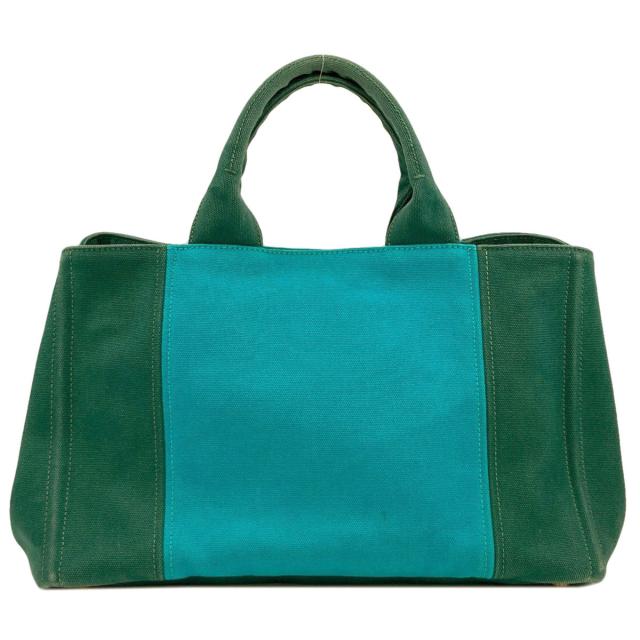プラダ PRADA カナパ 2WAY ハンドバッグ キャンバス レディース 中古 