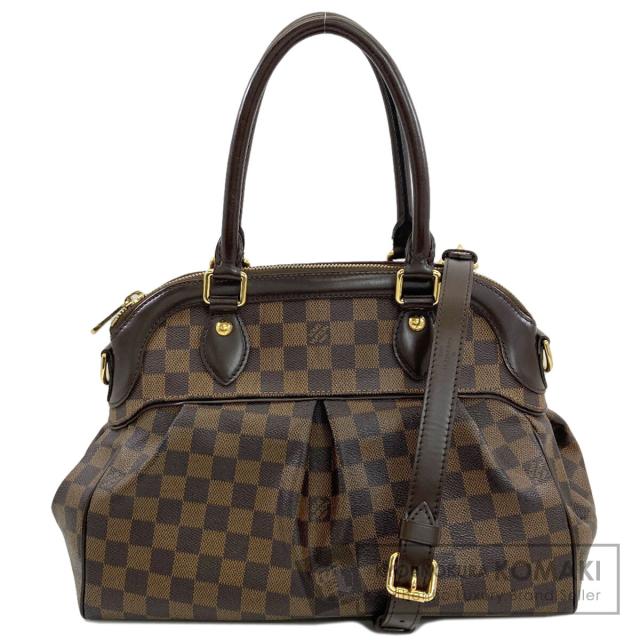 ルイヴィトン LOUIS VUITTON N51997 トレヴィPM ハンドバッグ ダミエキャンバス レディース 中古