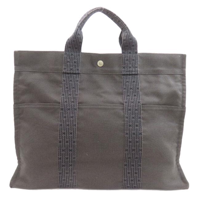 エルメス HERMES エールラインMM ハンドバッグ キャンバス レディース 中古_1