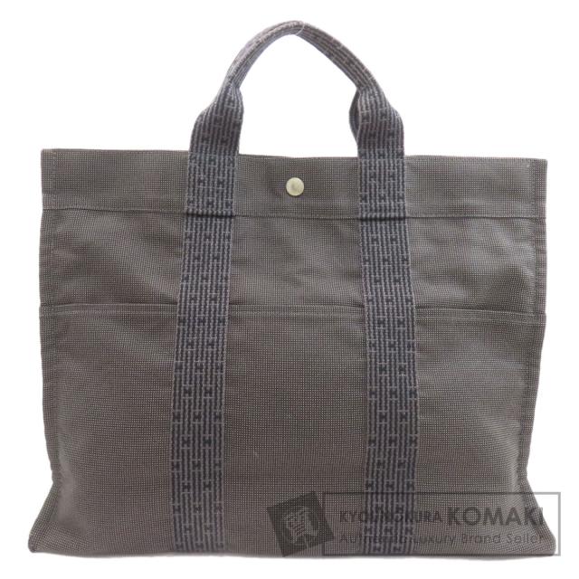 エルメス HERMES エールラインMM ハンドバッグ キャンバス レディース 中古