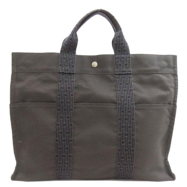 エルメス HERMES エールラインMM ハンドバッグ キャンバス レディース 中古_2