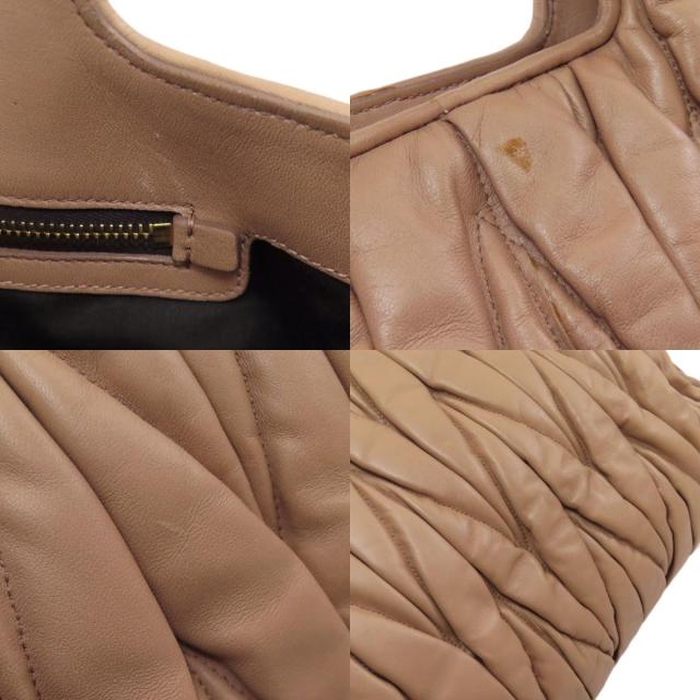 ミュウミュウ MIUMIU マテラッセ 2WAY ハンドバッグ ラムスキン レディース 中古_6