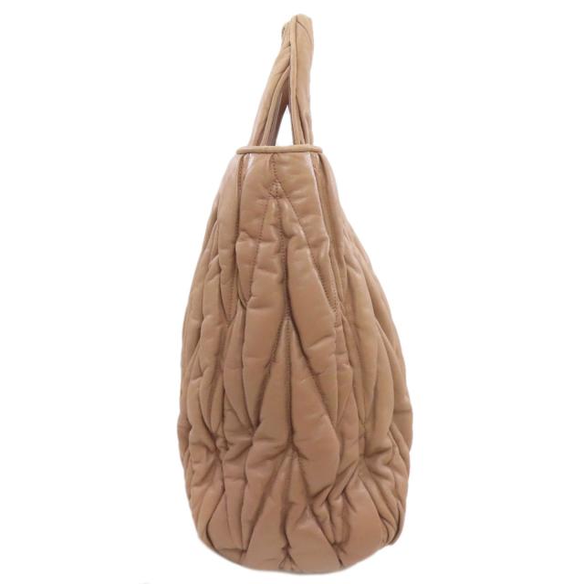 ミュウミュウ MIUMIU マテラッセ 2WAY ハンドバッグ ラムスキン レディース 中古_3
