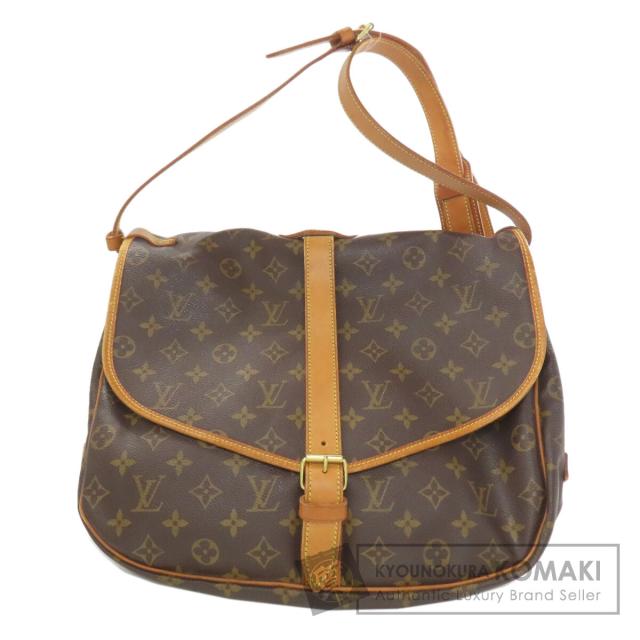 ルイヴィトン LOUIS VUITTON M40662 ソミュールGM ショルダーバッグ モノグラムキャンバス 中古