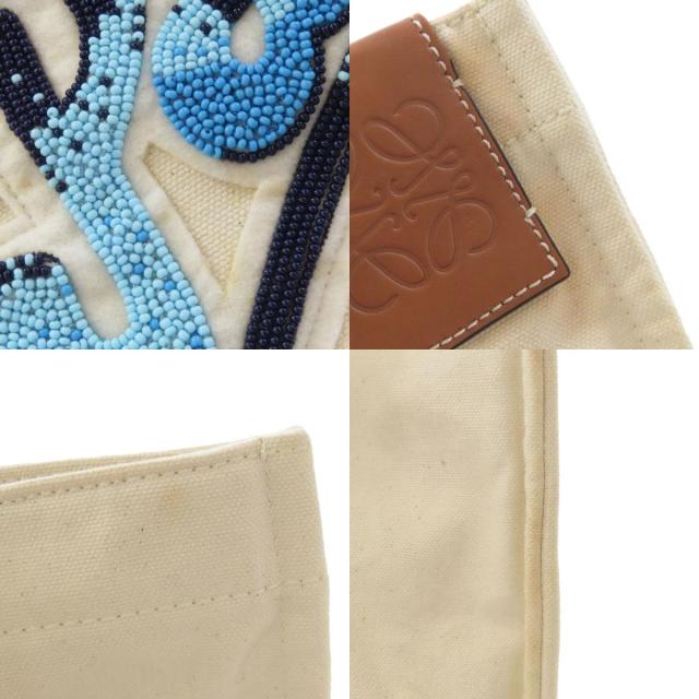 ロエベ LOEWE パウラズ イビザ カバス トートバッグ キャンバス レディース 中古_7