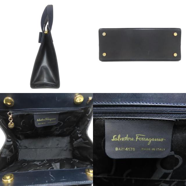 サルヴァトーレフェラガモ Salvatore Ferragamo ヴァラリボン 2WAY ハンドバッグ レザー 中古_3