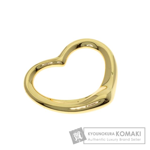 ティファニー TIFFANY&Co. オープンハート ペンダントトップ K18イエローゴールド 中古
