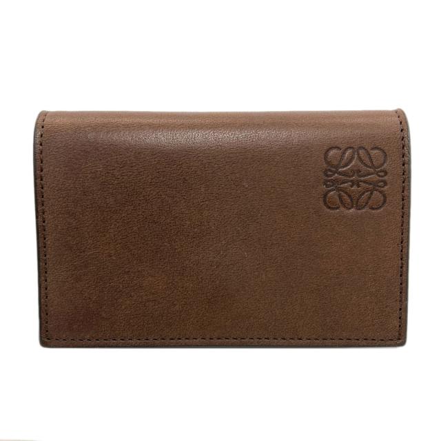 ロエベ LOEWE アナグラム カードケース カーフ レディース 中古_1