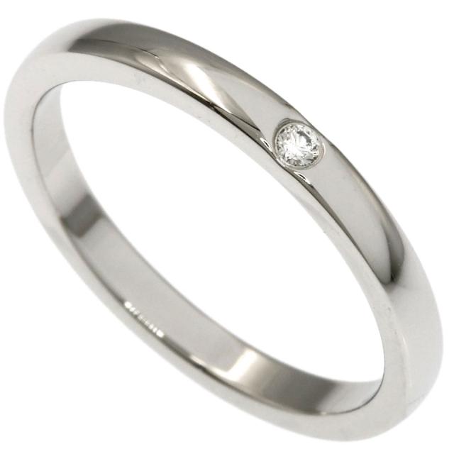 カルティエ CARTIER クラシック 1P ダイヤモンド #49 リング・指輪 プラチナPT950 レディース 中古_1