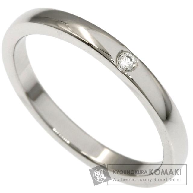 カルティエ CARTIER クラシック 1P ダイヤモンド #49 リング・指輪 プラチナPT950 レディース 中古