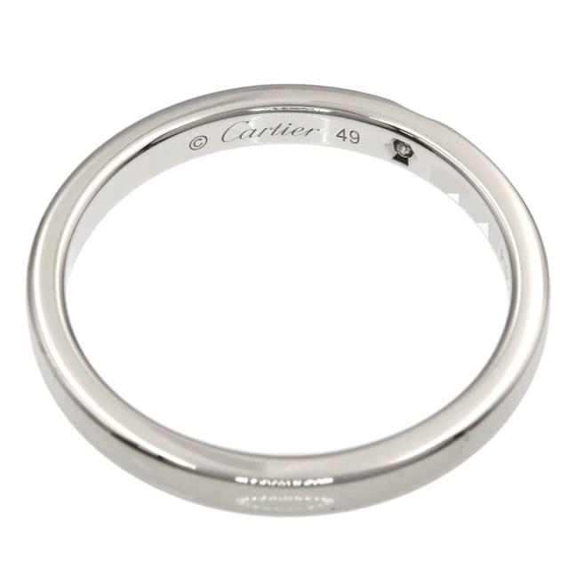 カルティエ CARTIER クラシック 1P ダイヤモンド #49 リング・指輪 プラチナPT950 レディース 中古_6