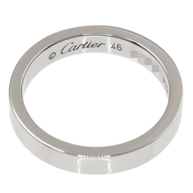 カルティエ CARTIER  フラットバンド #46  リング・指輪 プラチナPT950 レディース  中古_4