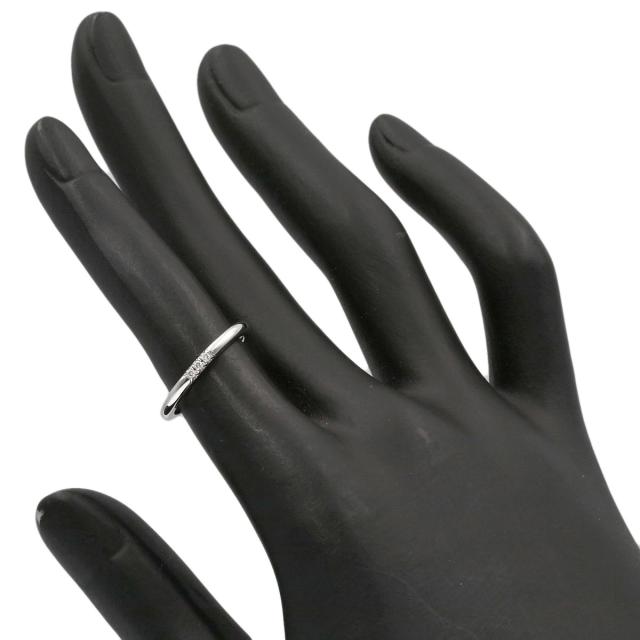 ティファニー TIFFANY&Co. フォーエバー 3P ダイヤモンド リング・指輪 プラチナPT950 中古_6