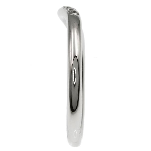 ティファニー TIFFANY&Co. カーブドバンド ダイヤモンド リング・指輪 プラチナPT950 中古_3