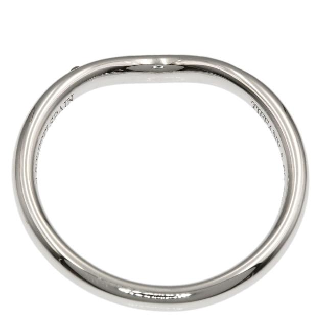 ティファニー TIFFANY&Co. カーブドバンド ダイヤモンド リング・指輪 プラチナPT950 中古_4
