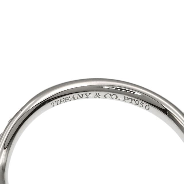 ティファニー TIFFANY&Co. カーブドバンド ダイヤモンド リング・指輪 プラチナPT950 中古_6