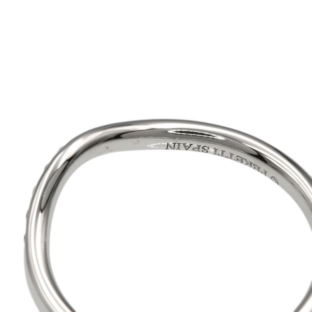 ティファニー TIFFANY&Co. カーブドバンド ダイヤモンド リング・指輪 プラチナPT950 中古_9