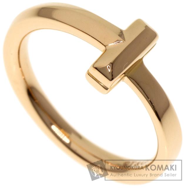 ティファニー TIFFANY&Co. Tワン リング・指輪 K18ピンクゴールド レディース 中古