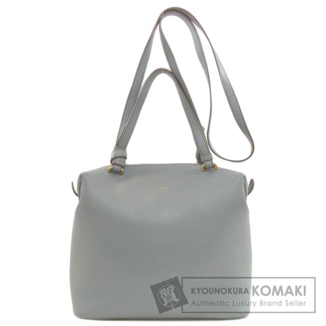 セリーヌ CELINE スモール ソフトキューブ 2WAY ハンドバッグ カーフ レディース 中古