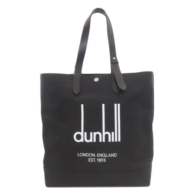 ダンヒル Dunhill  ロゴ  トートバッグ キャンバス レディース  中古_1
