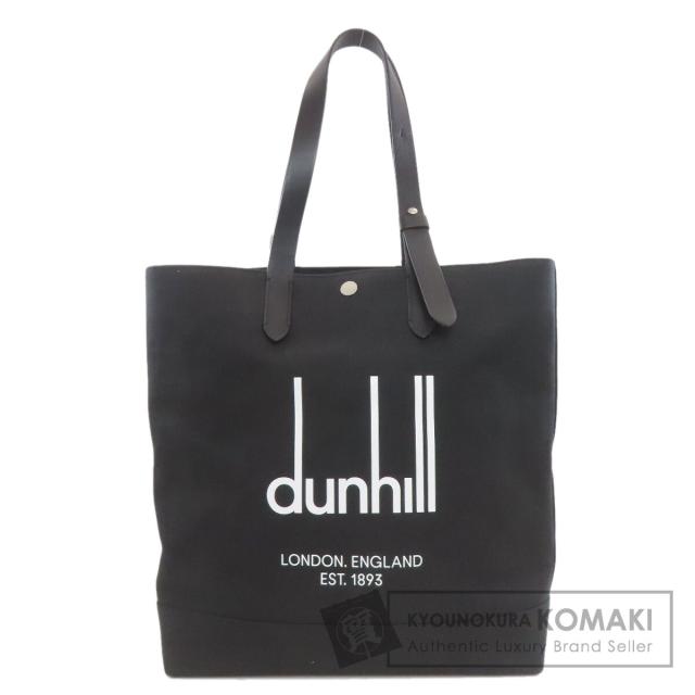ダンヒル Dunhill ロゴ トートバッグ キャンバス レディース 中古