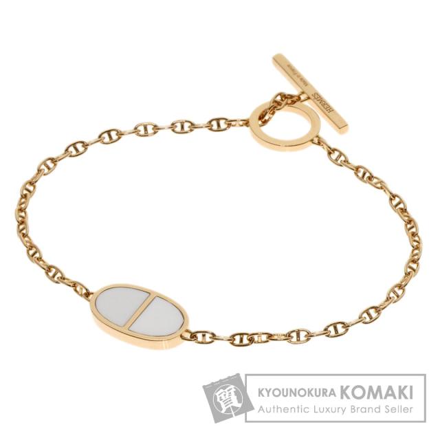 エルメス HERMES  シェーヌダンクル ヴェルソ  ブレスレット K18ピンクゴールド レディース  中古