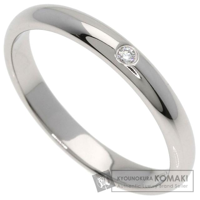 カルティエ CARTIER ウェディング 1P ダイヤモンド #49 リング・指輪 プラチナPT950 中古