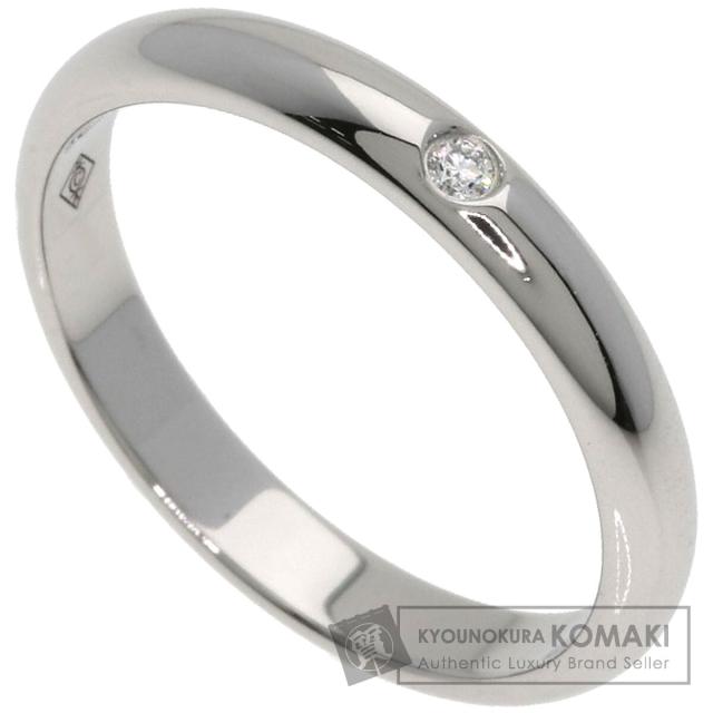 カルティエ CARTIER ウェディング 1P ダイヤモンド #46 リング・指輪 プラチナPT950 中古