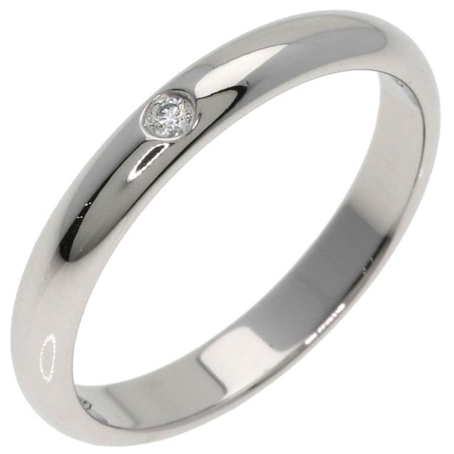カルティエ CARTIER ウェディング 1P ダイヤモンド #46 リング・指輪 プラチナPT950 中古_2