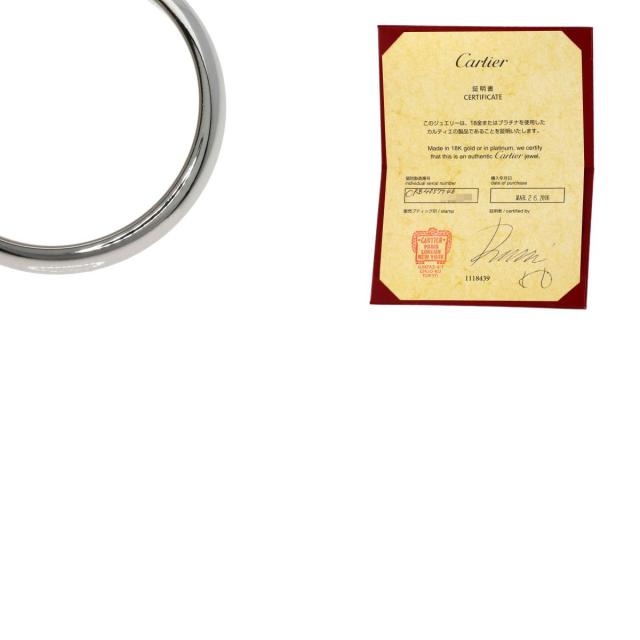 カルティエ CARTIER ウェディング 1P ダイヤモンド #46 リング・指輪 プラチナPT950 中古_9